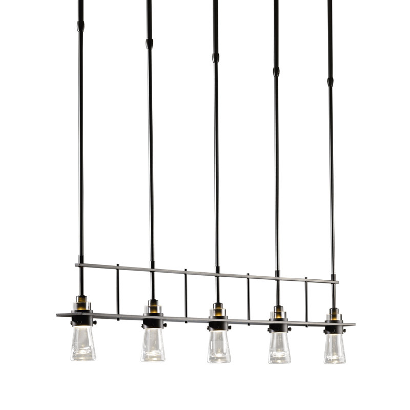 Erlenmeyer 5 - Light Kitchen Island Pendant, Dark Smoke