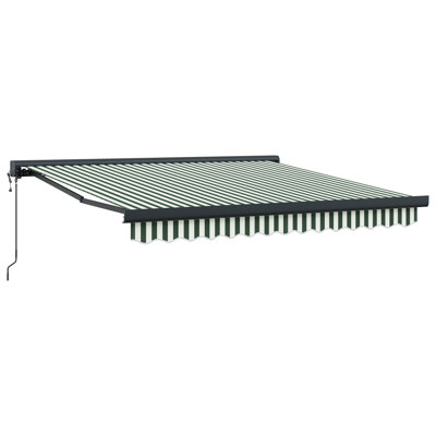 Ebern Designs Polyester Cover Retractable Patio Awning