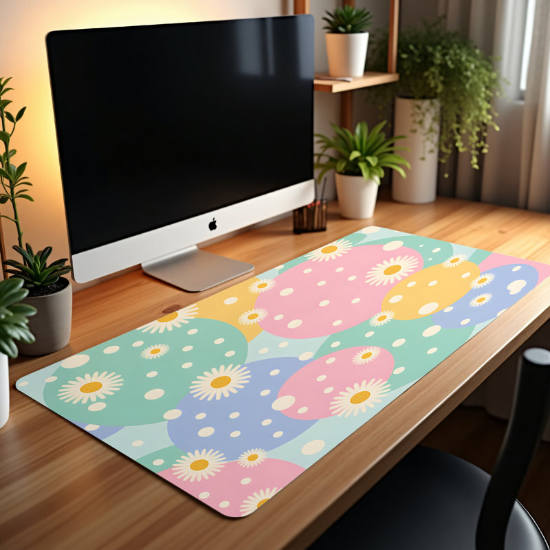 Polyester Desk Pad, 31.5x15.5