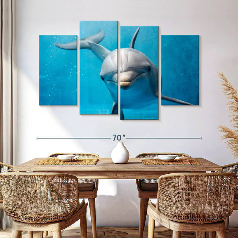 Brampt Friendly Dolphin, 42'' H x 68'' W