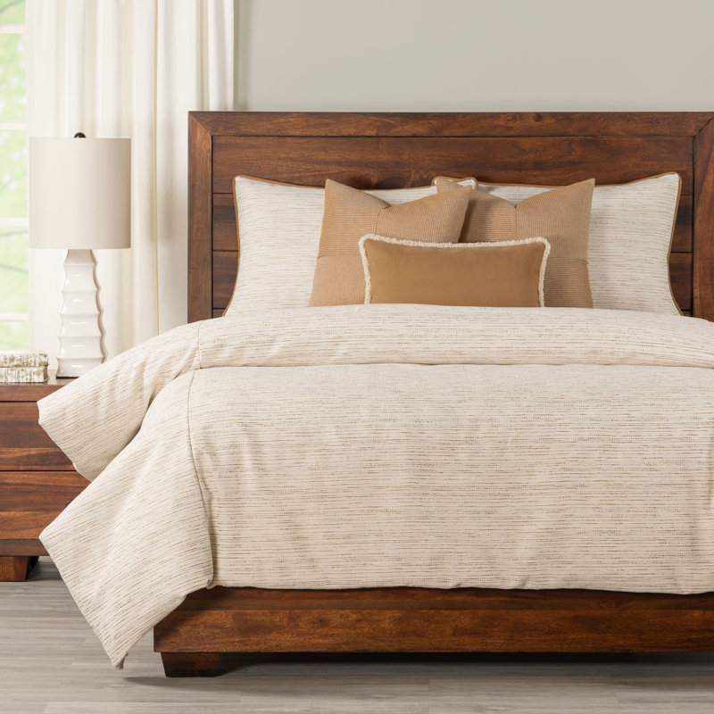 Ensemble de housse de couette rustique Homegrown, Housse de couette et insert Cal.King King + 5 piè