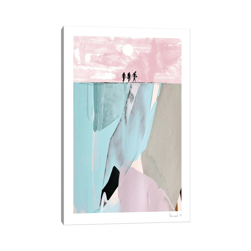Surfers by Dan Hobday - Wrapped Canvas Gallery-Wrapped Canvas Giclée