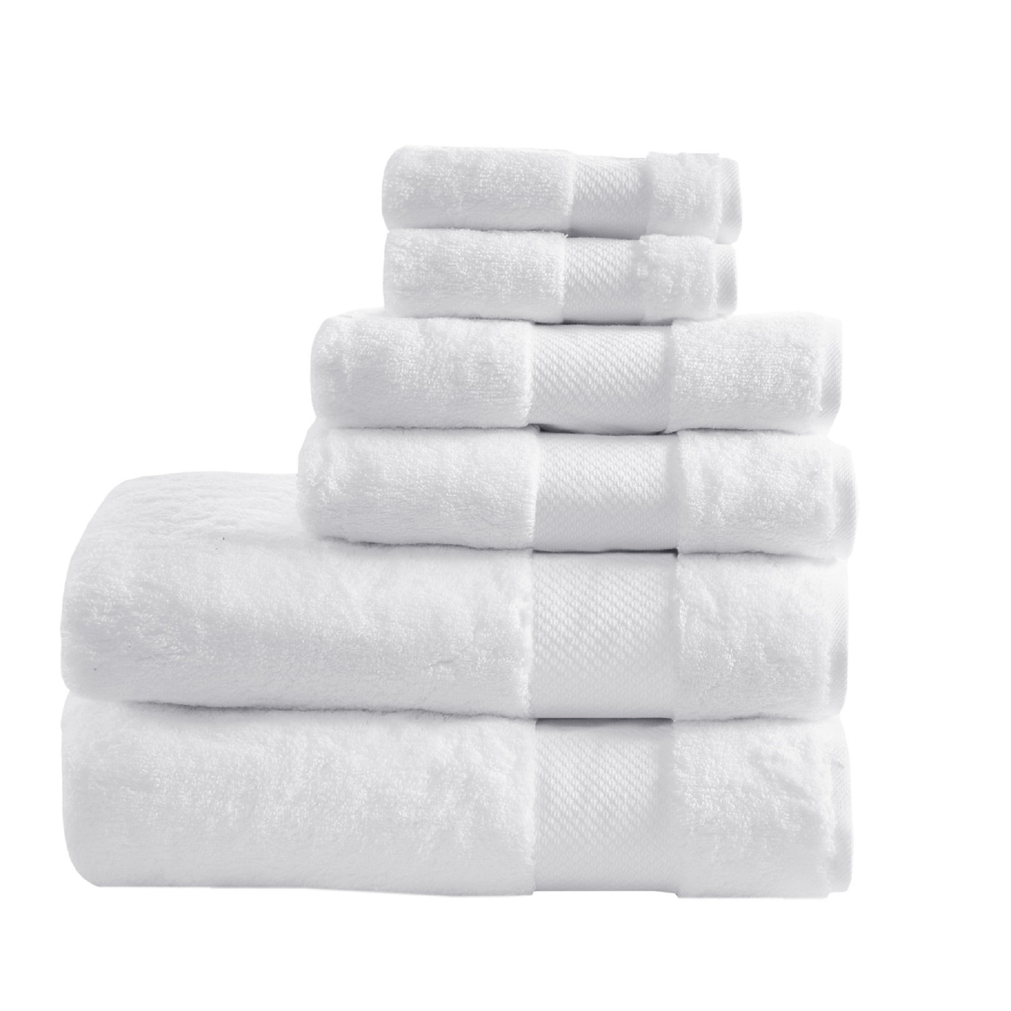 Madison Park Signature - 800GSM 100% Cotton 8 Piece Towel Set - Grey