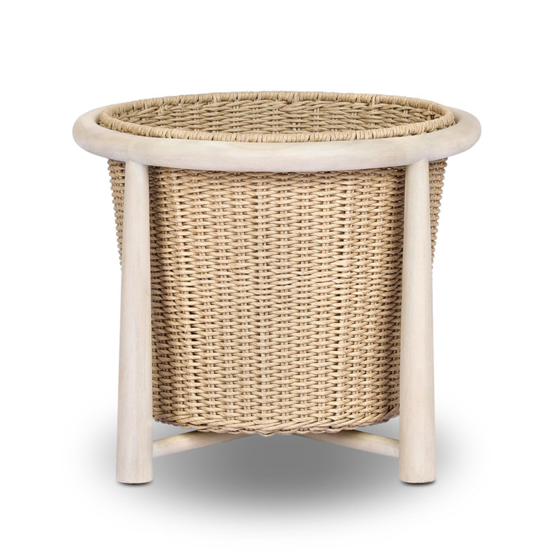 Kernan Basket-Single Twisted Black Hyacinth, Single Twisted Harvest