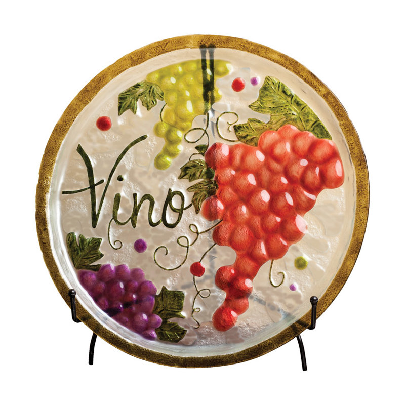 20" Vino Glass Serving Platter 
