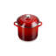 Le Creuset Enamel-On-Steel Stockpot With SS Knob, 10 Qt., White-1140025278-1110542937