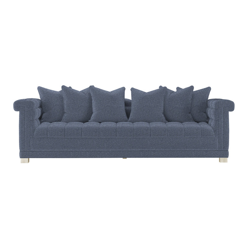 Vittorio Sofa, Salted White, Dutton Indigo (Performance fabric) 1352-54