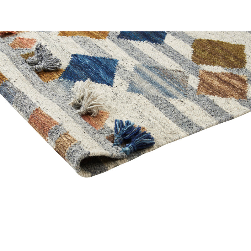 Hruska Geometric Hand Woven Area Rug, Rectangle 160 x 230cm