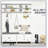 Hall Tree with Storage Bench and Coat Rack, Perfect for Entryway Organization and Accent Decor