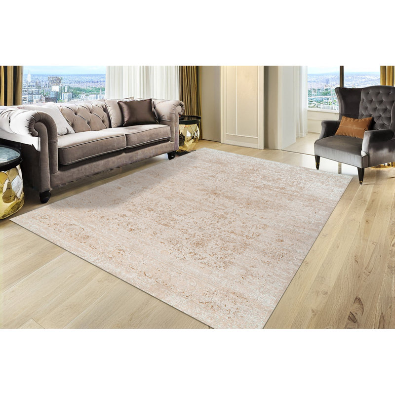 PENTA 6321-180 crème / beige, Rectangle 7 pi 10 po x 10 pi 10 po