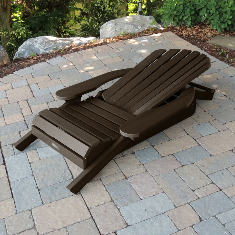 Anette Outdoor Adirondack Chair, Weathered Acorn