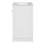 Meuble-lavabo de salle de bain avec lavabo en céramique, meuble-lavabo simple autoportant avec porte à fermeture douce-12414852
