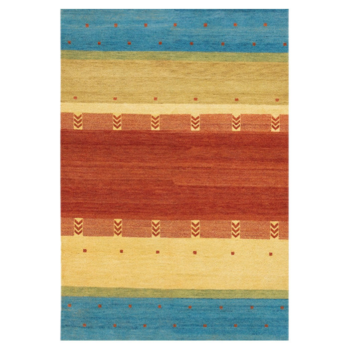 Shetler Wool Striped Indoor Rug, Rectangle 2' x 3'