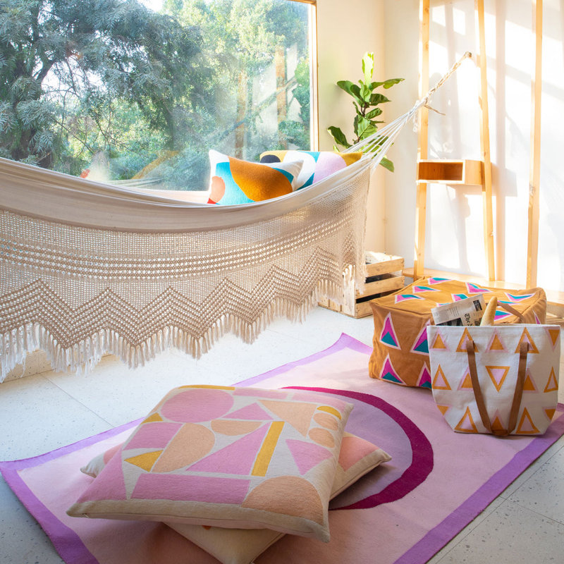 Melanie Wool Square Pillow Cover