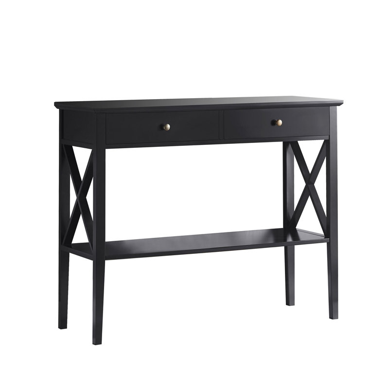 Halle 100cm Console Table, Black