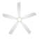 Zephyr 62'' Smart Indoor/Outdoor Ceiling Fan with 2700K-3000K-4000K-5000K Selectable LED Light Kit and Remote Control, Works With Alexa and iOS / Android App