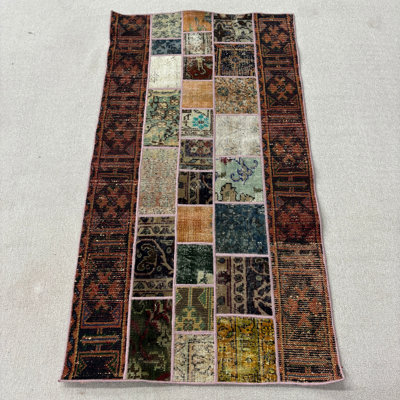 Tapis beige 33,9 x 63,8 po Vintage