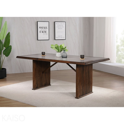 Brown Rectangular Dining Table