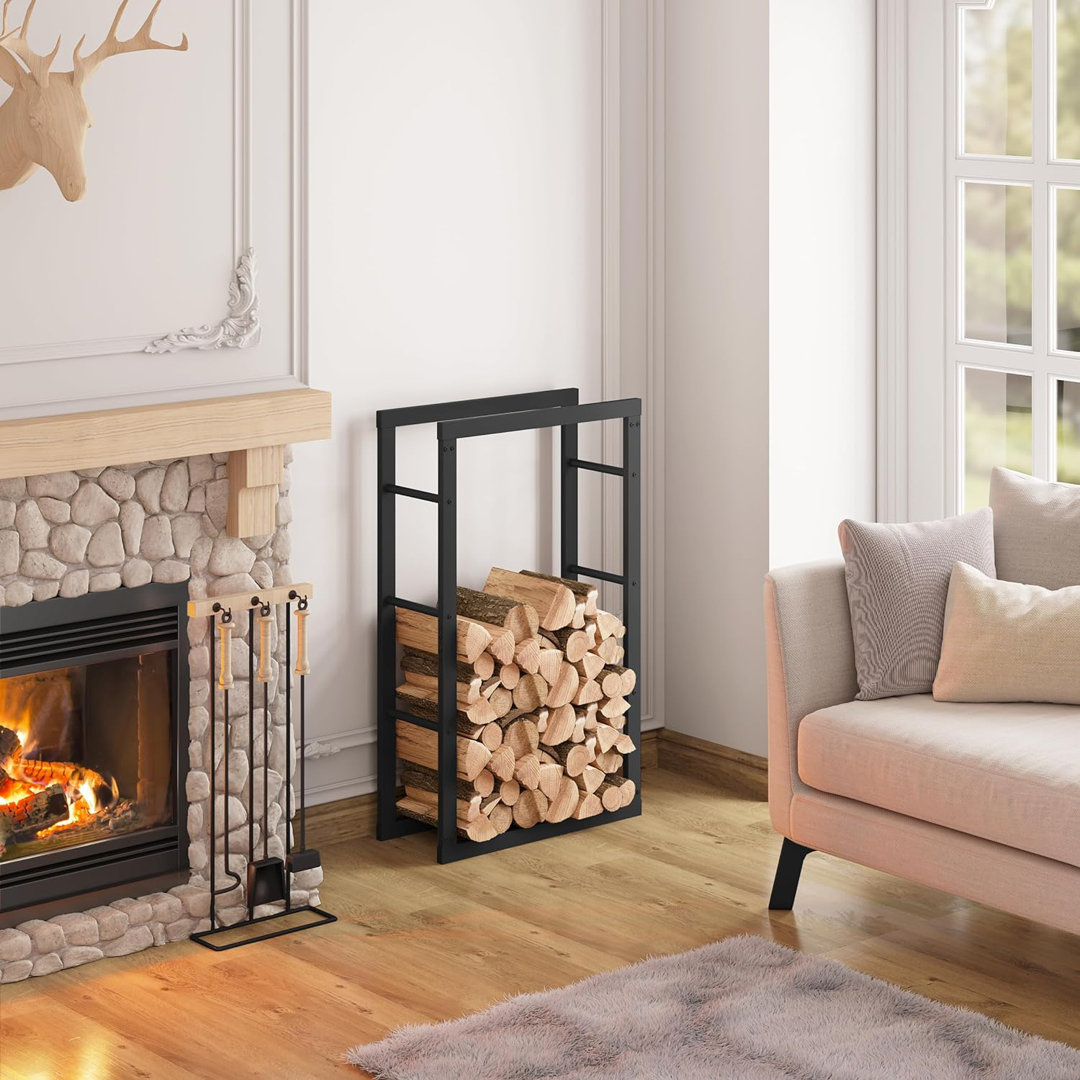 Kuniza 60cm W Metal Log Rack