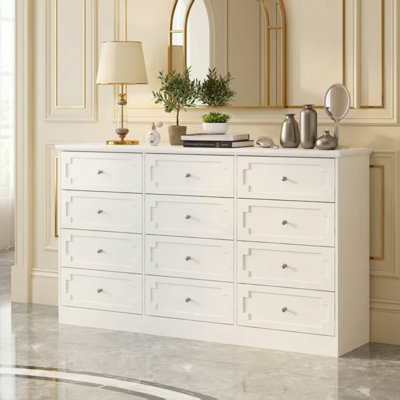 Delayla 61" Wide 12 Drawers Dresser