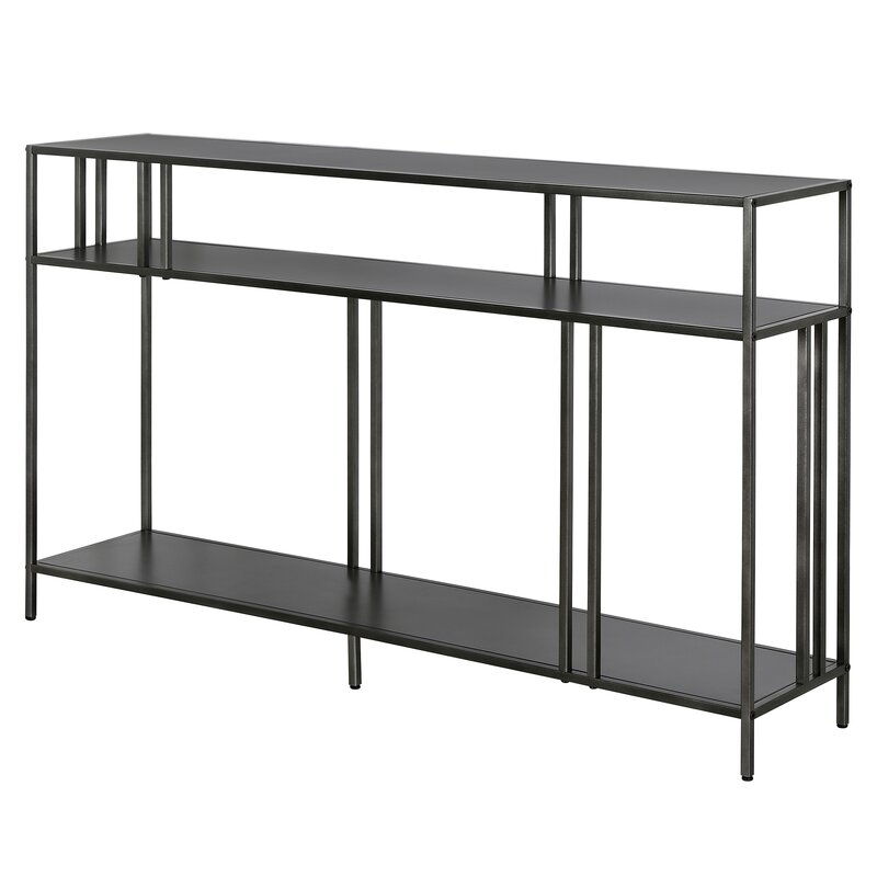 Ebern Designs Geneil Steel Console Table & Reviews | Wayfair