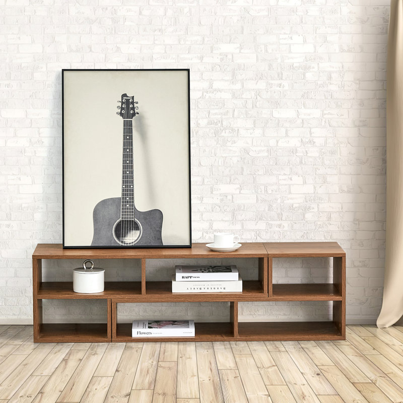 2 Pieces Cube Tv Stand,Free Combination Gaming Entertainment Centre Media Stand,Open Storage Bookcase Shelf For Living Room,2 Shelf Bookcase L-Shaped Tv Console Stand