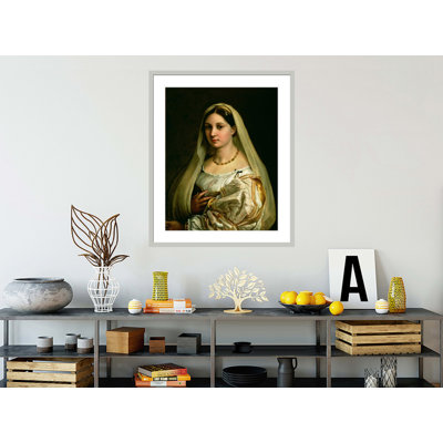 «The Veiled Woman or La Donna Velata» par Raphael, impression giclée sur cadre