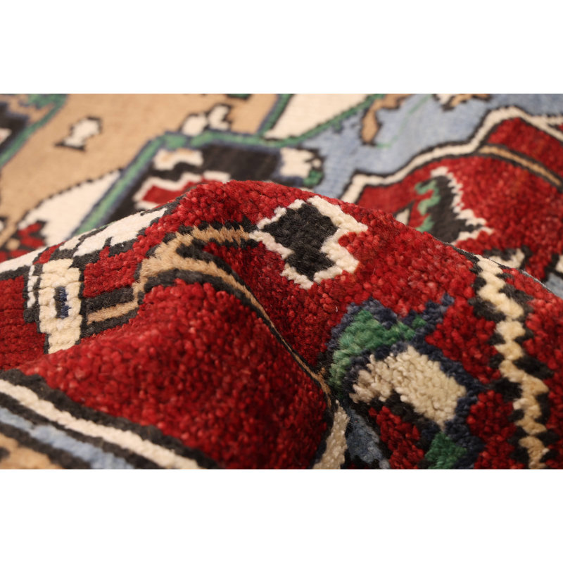 Tapis rouge Jules Serapi 7 pi 9 po x 9 pi 9 po