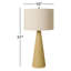 Lampe de table en béton Kecia-250604