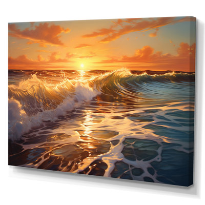 Photo de plage ensoleillée Horizons IX - Décoration murale nautique et plage