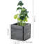 3 - Piece Artificial Evergreen Plant in Wood Pot Set
