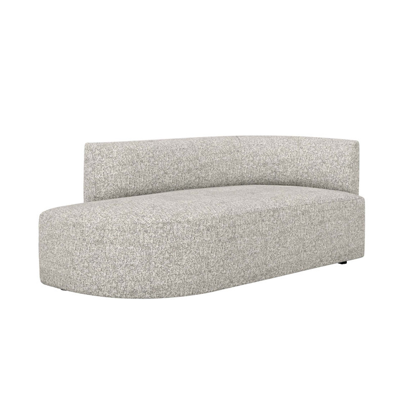 Martine Upholstered Chaise Lounge, Breeze Polyester Blend, Left Hand Facing