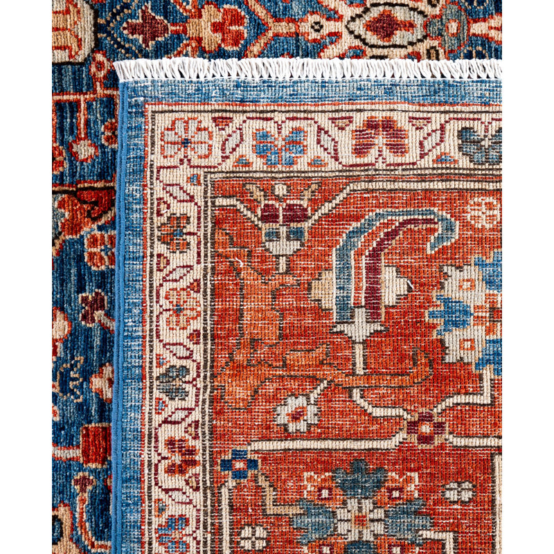 Serapi One-of-a-Kind 8' 0" X 9' 11" Hand Knotted Area Rug