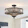 Kessler 6-Light Modern Crystal Semi-Flush Mount Ceiling Light