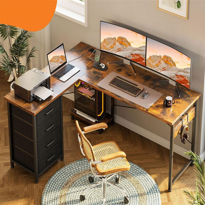 Computer Desk, Brown