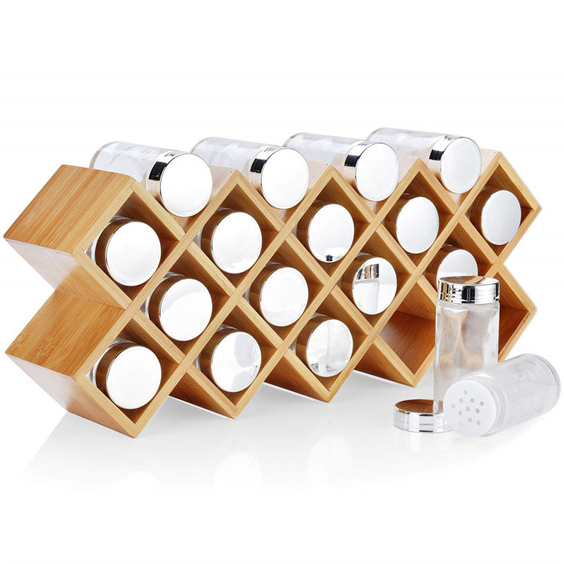 Ricketson Freestanding Wood Spice Rack