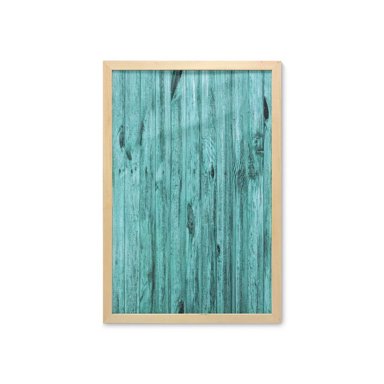 turquoise thread with the fabric in the wooden embroidery frame - a Royalty  Free Stock Photo from Photocase