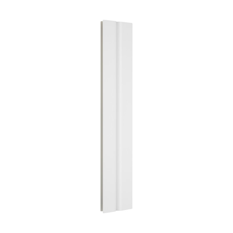 Cloak 1 - Light LED Vanity Light, 24" H x 5" W x 1.3" D, Matte White, Aluminum