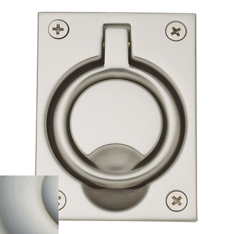 Ring Pull, Satin Nickel With Lifetime