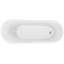 69" x 28" Clawfoot Soaking Fibreglass Bathtub-88987148-88987149