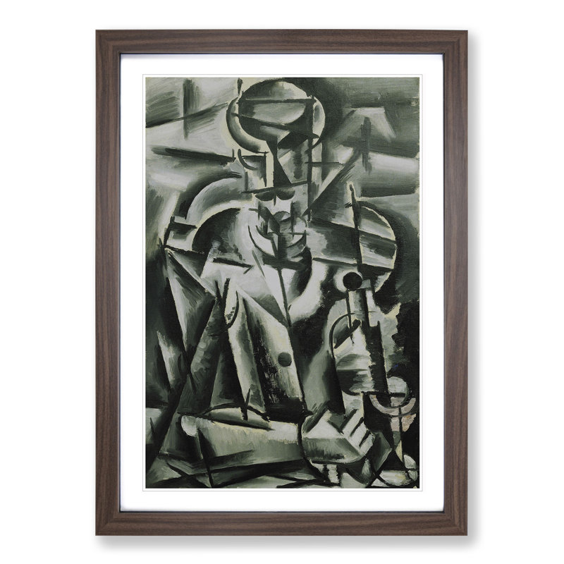 Pijak by Josef Capek - Framed Print, 36cm H x 27cm W x 2cm D, Walnut Framed