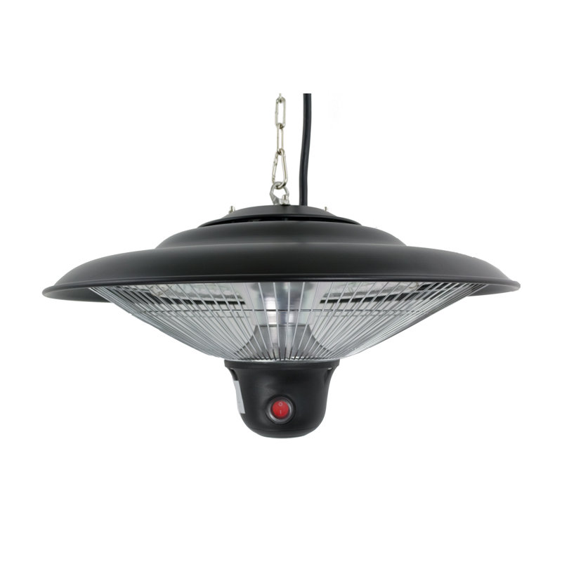 Black Electric Gazebo Heater with Remote Control