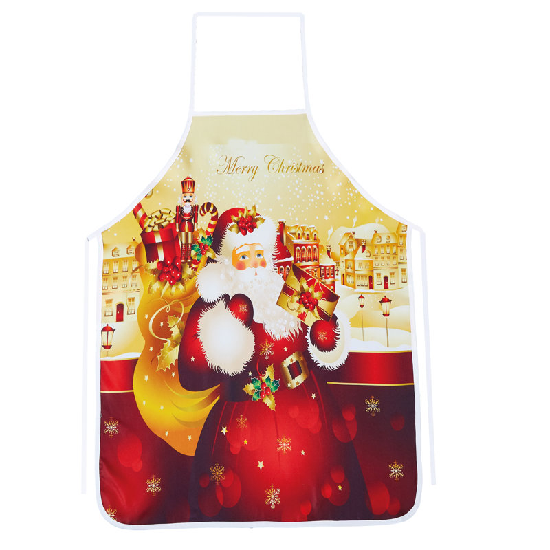 Christmas No Pattern Bib Apron