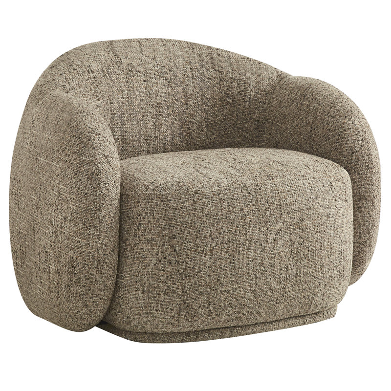 Fauteuil d'appoint Modern, Chaise d'appoint moderne en tissu - multicolore br