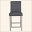 Ensemble de chaises à hauteur de comptoir pour 4 personnes, chaise de cuisine avec siège rembourré, tabouret de bar à hauteur de comptoir pour salle à manger