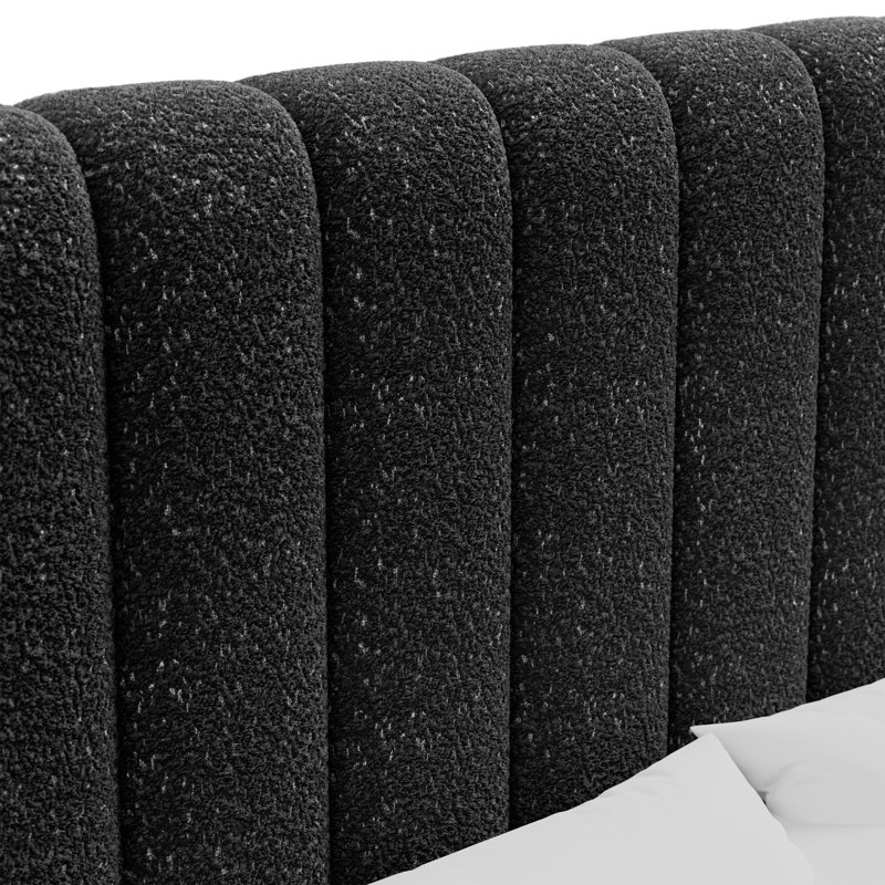 Celal Chenault Platform Bed, Queen, Black