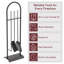 Vida Arc Steel Fireplace Tool Set
