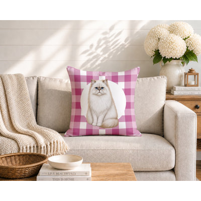 Oreiller réversible intérieur / extérieur Persian Cat