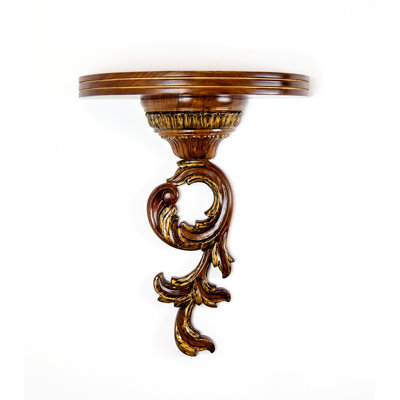 Teak Floating Shelf