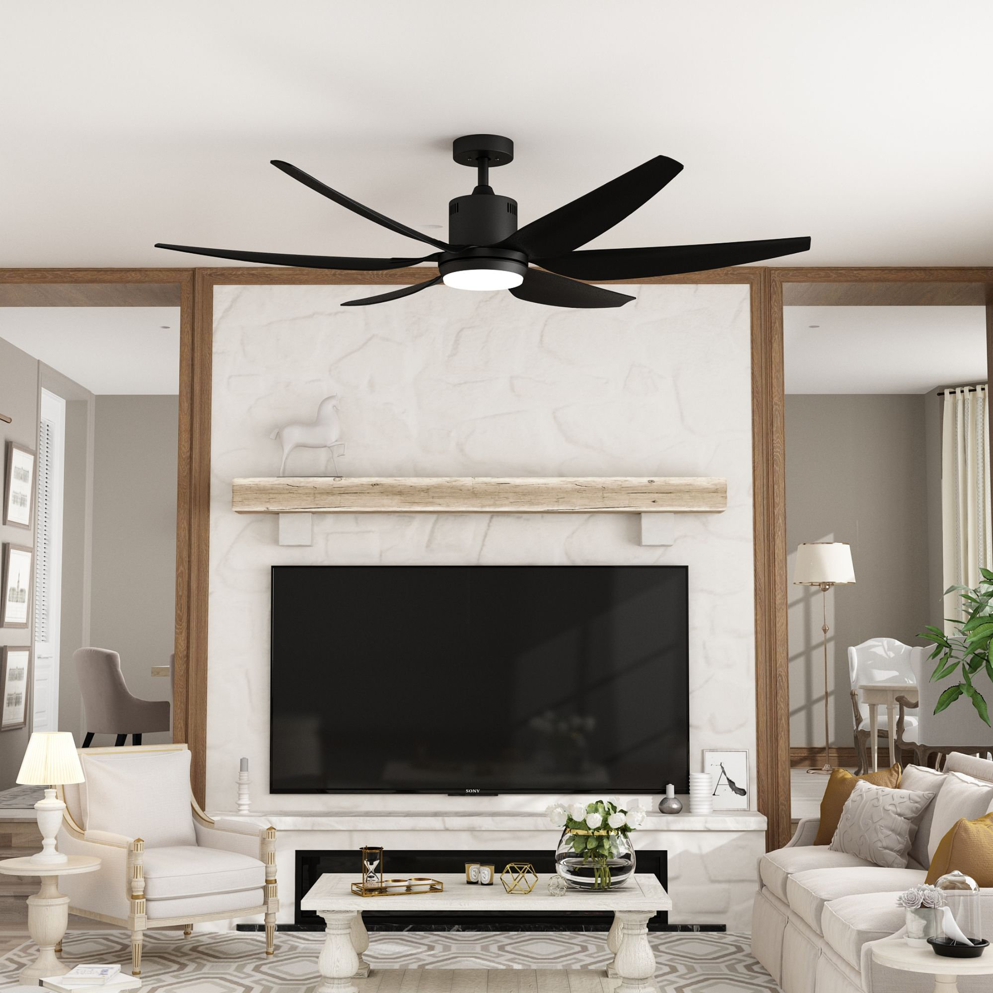 Latitude Run® Ceiling Fan with LED Lights Wayfair